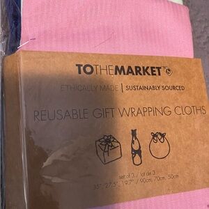 Reusable Gift Wrapping Cloths